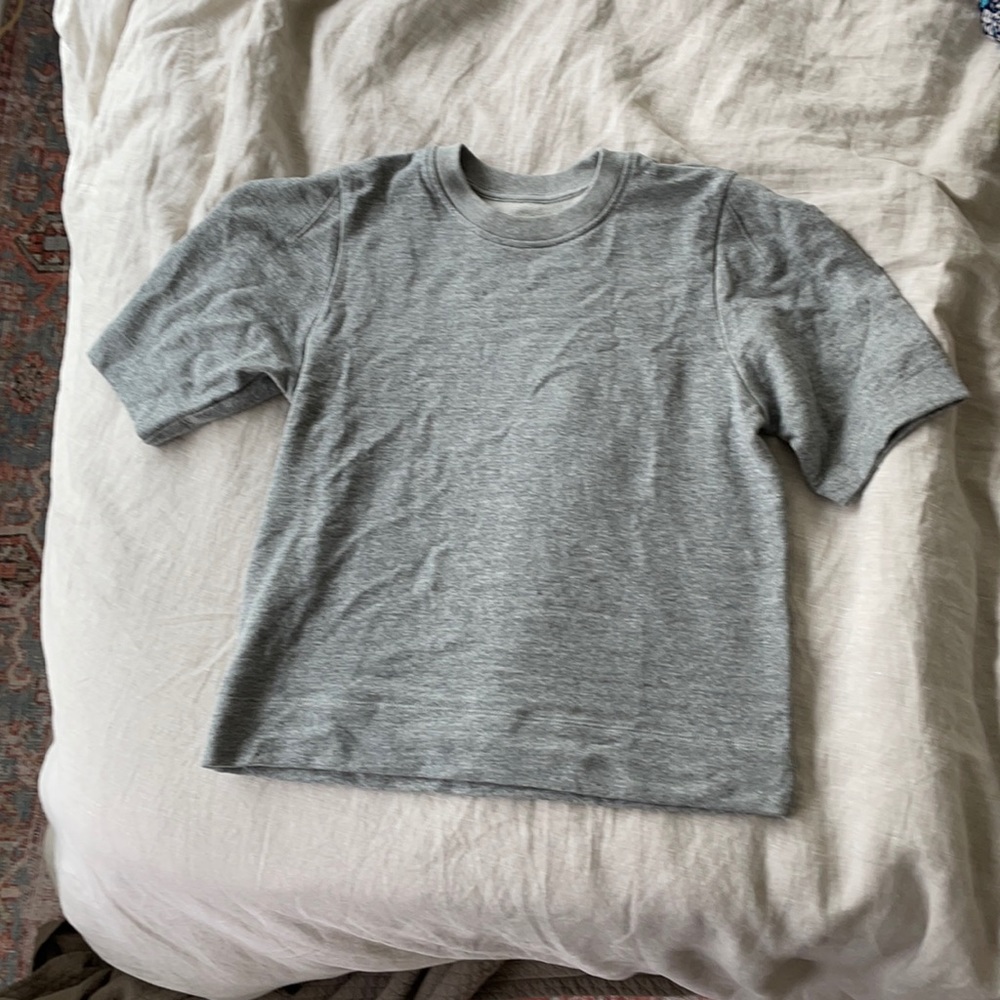 Everlane Puff Sleeve Sweatshirt (Size Medium)